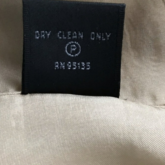 Lafayette 148 New York Tan Stripe Wool Blazer Single Button Office Vintage Luxe - Picture 4 of 12